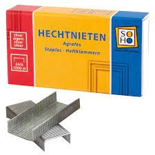 SOHO HECHTNIETEN 24/6 1000 NIETJES 20 DOOSJES (37116)